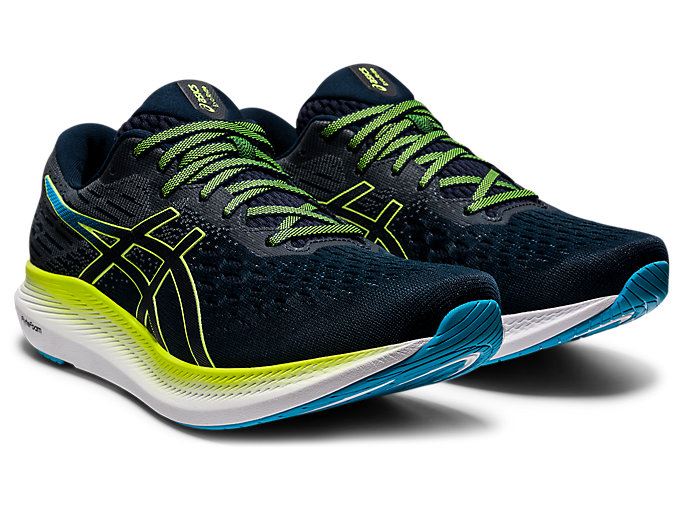 Blue / Green Asics EVORIDE 2 Men's Running Shoes | RNGM2121