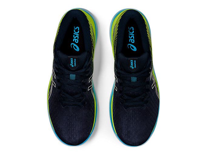 Blue / Green Asics GLIDERIDE 2 Men's Running Shoes | QTIG5858