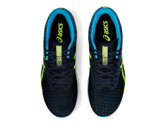 Blue / Green Asics HYPER SPEED Men's Running Shoes | KHVY4403