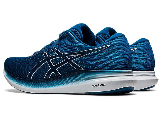 Blue / Grey Asics EVORIDE 2 Men's Running Shoes | BWMD1714