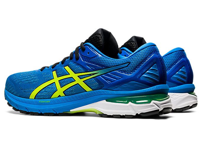 Blue / Light Green Asics GT-2000 9 Men's Running Shoes | JPBJ7927