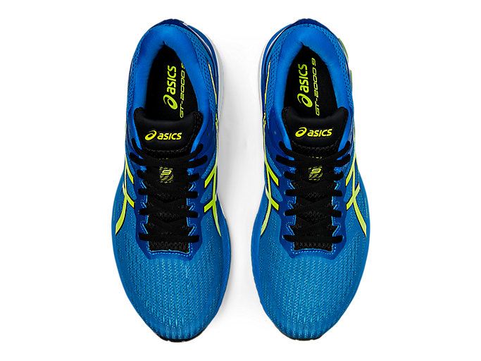 Blue / Light Green Asics GT-2000 9 Men's Running Shoes | JPBJ7927