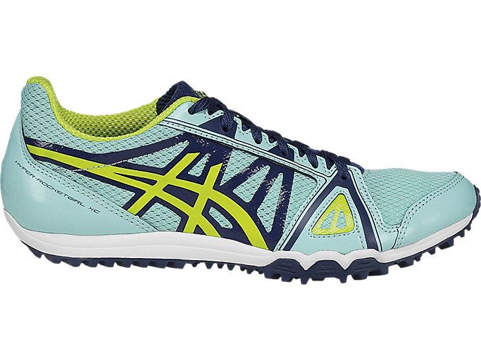 Blue / Light Green / Navy Asics Hyper-Rocketgirl XC Women's Track Shoes | HMMN4071