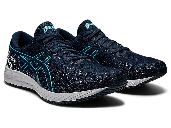 Blue / Light Turquoise Asics GEL-DS TRAINER 26 Men's Running Shoes | MQIH1191