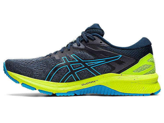 Blue / Light Turquoise Asics GT-1000 10 Men's Running Shoes | AHNF2423