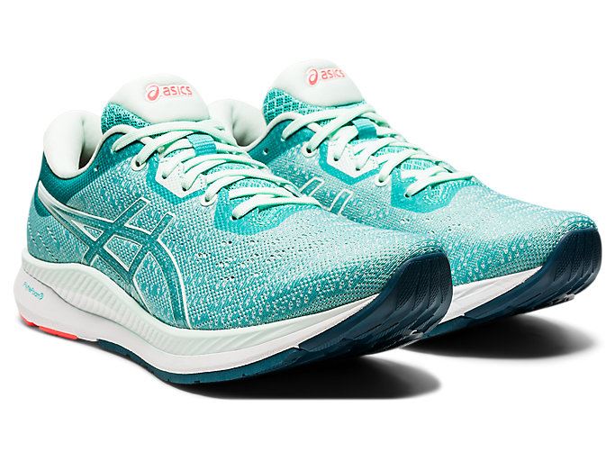 Blue / Mint Asics EVORIDE Women's Running Shoes | OLWF5233