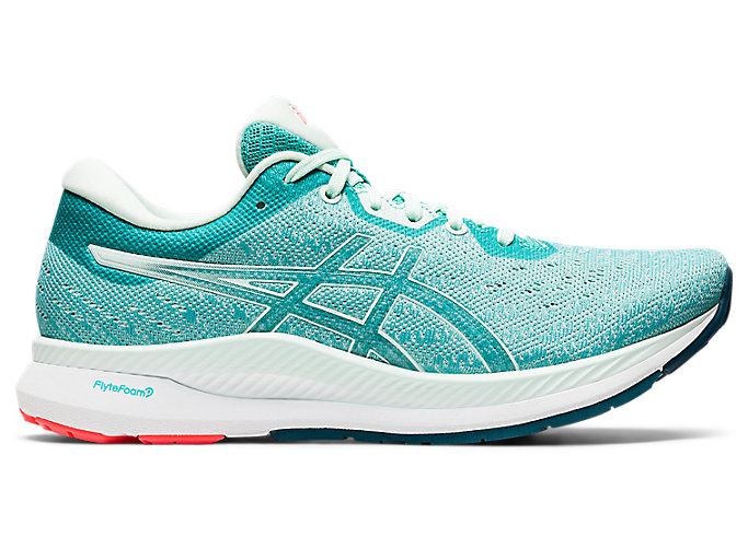 Blue / Mint Asics EVORIDE Women\'s Running Shoes | OLWF5233