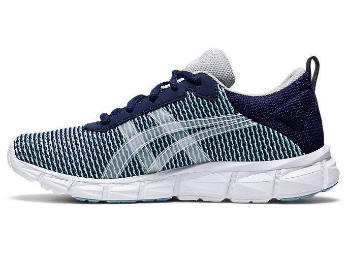 Blue / Navy Asics GEL-QUANTUM CM KIDS Kids' Sneakers | SNZP7143