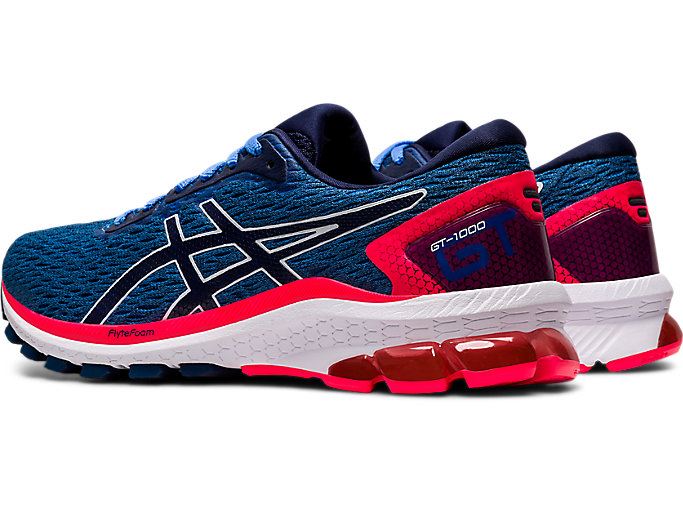 Blue / Navy Asics GT-1000 9 Women's Running Shoes | MUSC1016