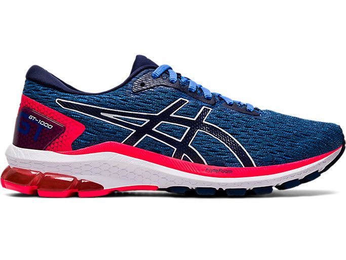 Blue / Navy Asics GT-1000 9 Women's Running Shoes | MUSC1016