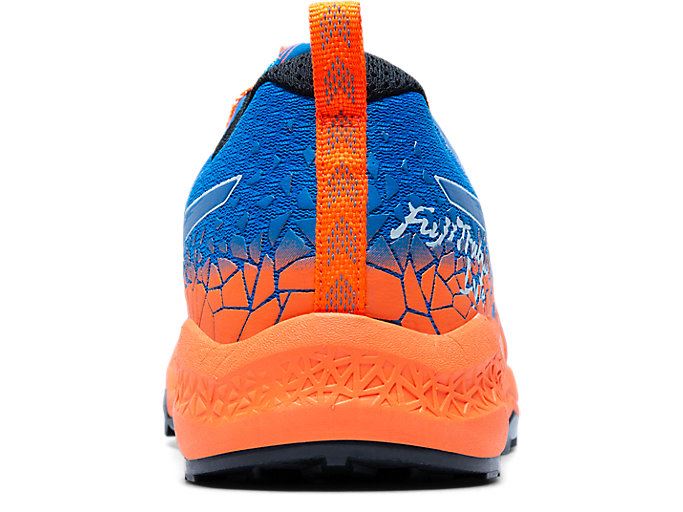 Blue / Orange Asics FujiTrabuco Lyte Men's Trail Running Shoes | NAIC5719