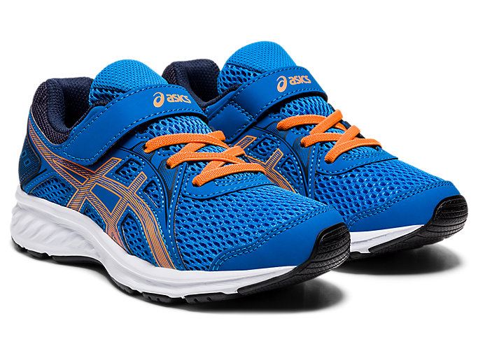 Blue / Orange Asics Jolt 2 PS Kids' Sneakers | GMNP5977