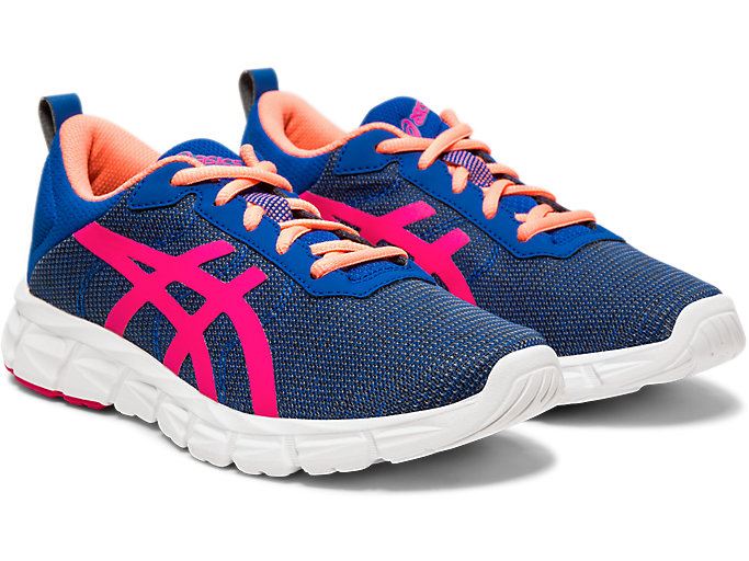 Blue / Pink Asics GEL-QUANTUM LYTE Kids' Sneakers | RMIM0223