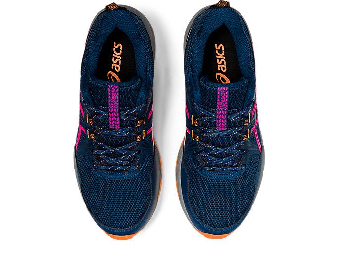 Blue / Pink Asics GEL-VENTURE 8 (D) Women's Trail Running Shoes | BQYV0929