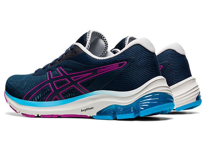 Blue / Purple Asics GEL-PULSE 12 Women's Running Shoes | FNDA2951