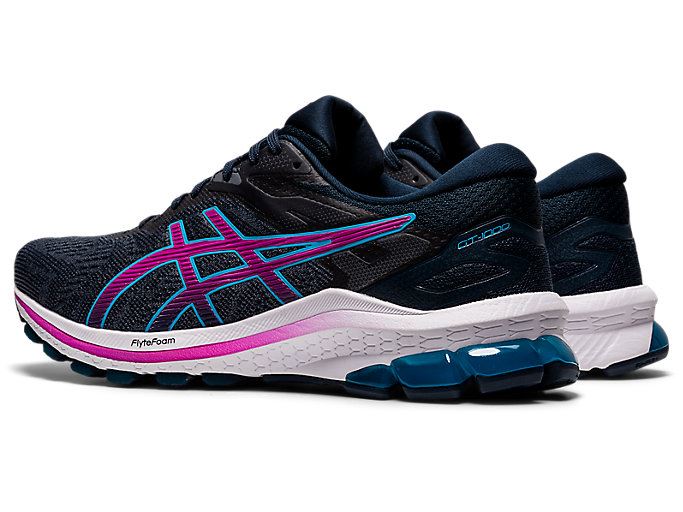 Blue / Purple Asics GT-1000 10 (D) Women's Running Shoes | DULX7233