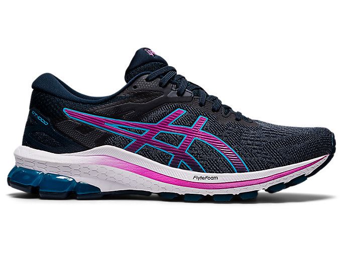 Blue / Purple Asics GT-1000 10 (D) Women\'s Running Shoes | DULX7233