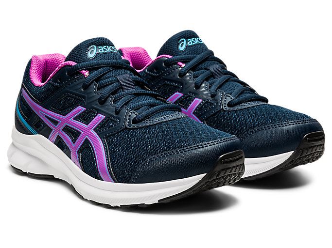 Blue / Purple Asics JOLT 3 GS Kids' Sneakers | WRAH7971