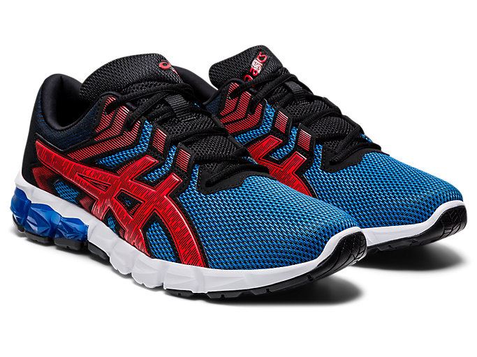 Blue / Red Asics GEL-QUANTUM 90 2 Men's Sneakers | CXVP4435