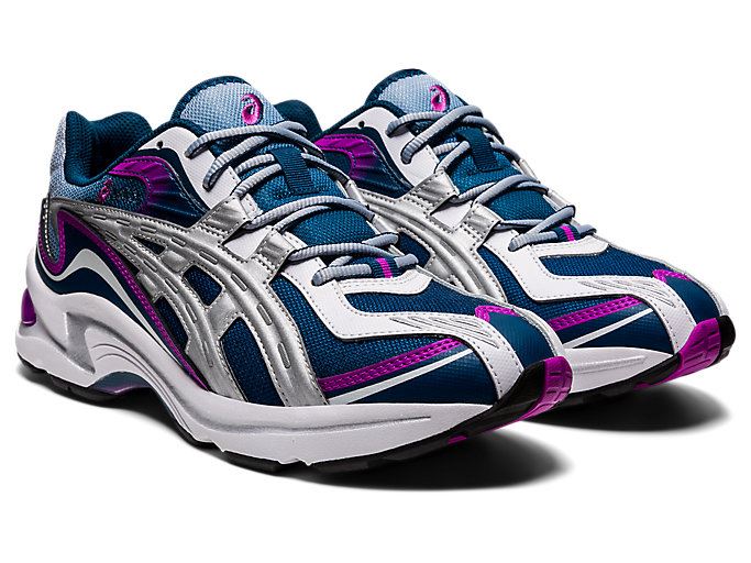 Blue / Silver Asics GEL-PRELEUS Men's Sneakers | OVLG0955