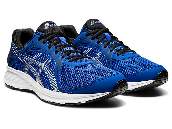 Blue / Silver Asics Jolt 2 Men's Running Shoes | NOQT3992