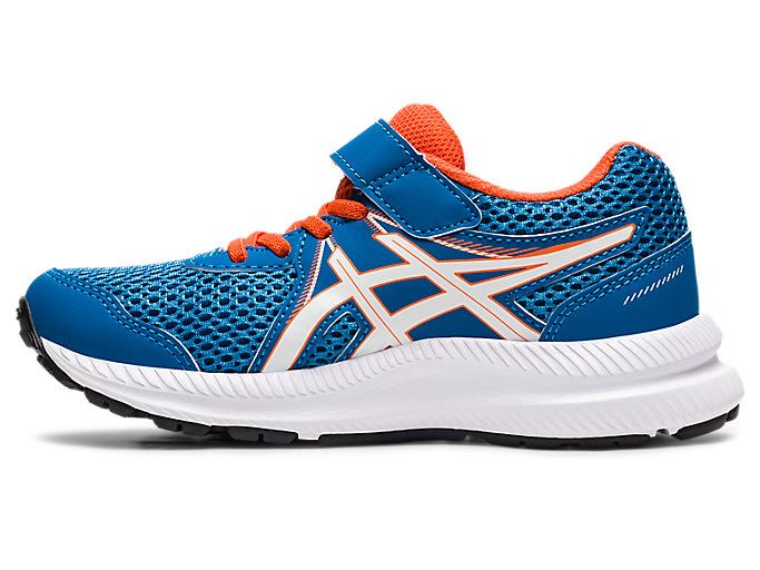 Blue / White Asics CONTEND 7 PS Kids' Sneakers | EVRI8005