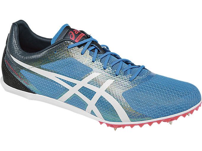 Blue / White / Asics Cosmoracer MD Men's Track Shoes | BEXF7609