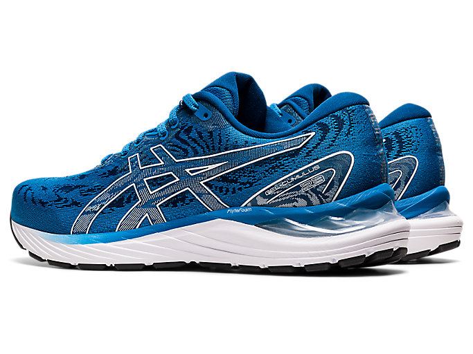 Blue / White Asics GEL-CUMULUS 23 Men's Running Shoes | MKKE8421