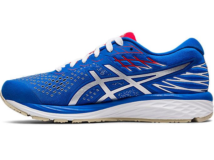 Blue / White Asics GEL-Cumulus 21 Retro Tokyo Women's Running Shoes | BHOW7568