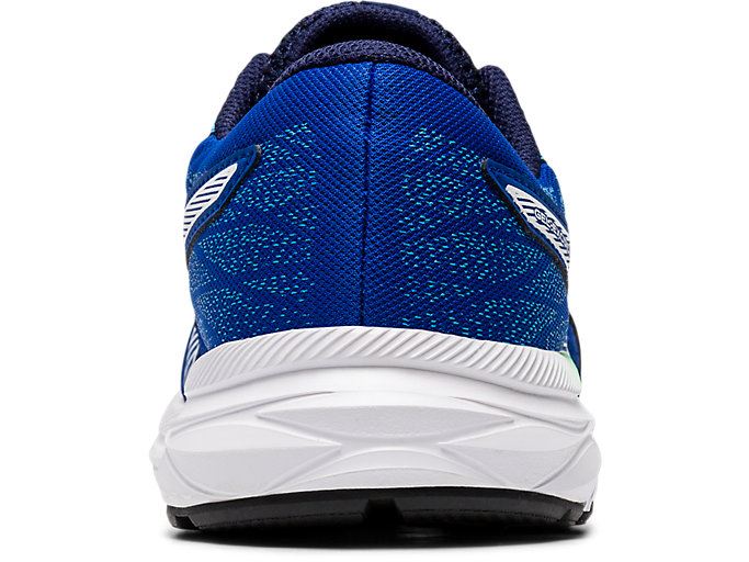 Blue / White Asics GEL-Excite 7 GS Wide Kids' Sneakers | YMVZ9150