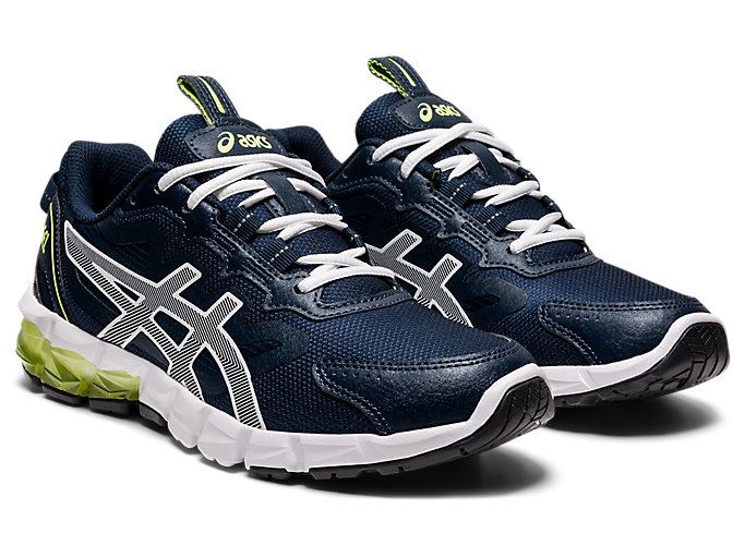 Blue / White Asics GEL-QUANTUM 90 3 Women's Sneakers | FSJB3788