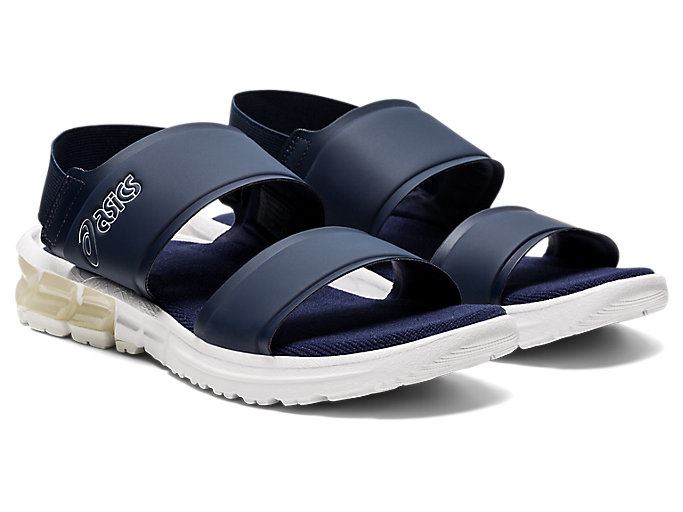 Blue / White Asics GEL-QUANTUM 90 SD FO Men's Sandals | JFZS2324