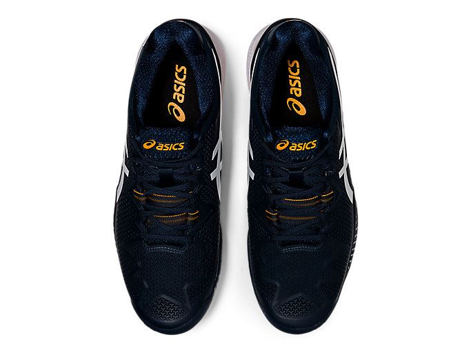 Blue / White Asics GEL-Resolution 8 Men's Tennis Shoes | GASU4267