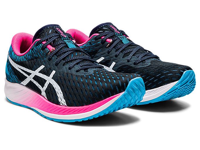 Blue / White Asics HYPER SPEED Women's Running Shoes | SQFV3215