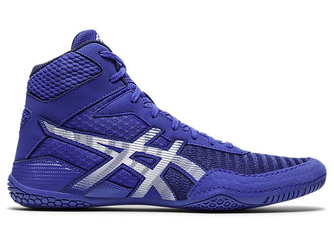 Blue / White Asics MATCONTROL 2 Men's Wrestling Shoes | ZJKQ0548