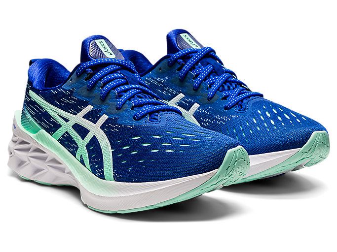 Blue / White Asics NOVABLAST 2 Women's Running Shoes | NEOI3003