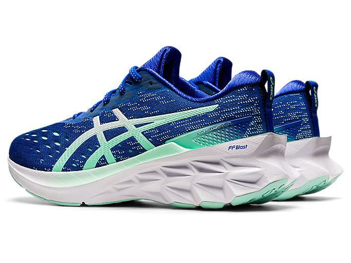 Blue / White Asics NOVABLAST 2 Women's Running Shoes | NEOI3003