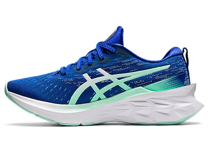 Blue / White Asics NOVABLAST 2 Women's Running Shoes | NEOI3003