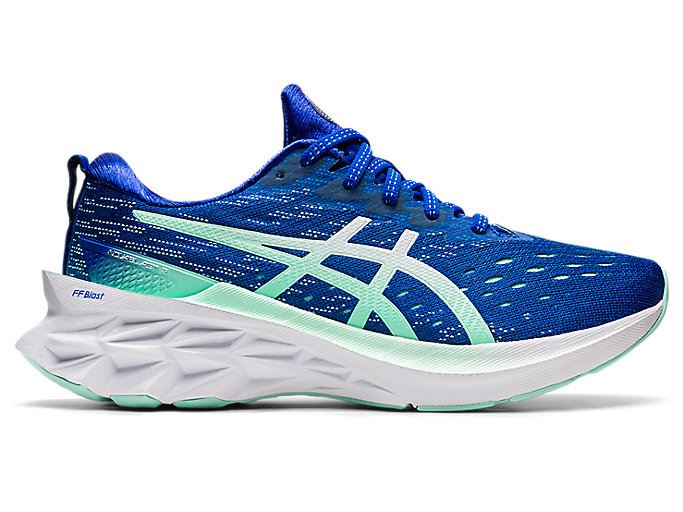 Blue / White Asics NOVABLAST 2 Women\'s Running Shoes | NEOI3003