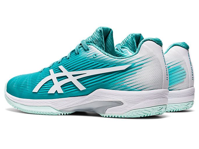 Blue / White Asics SOLUTION SPEED FF Clay Women's Tennis Shoes | CTVQ8834