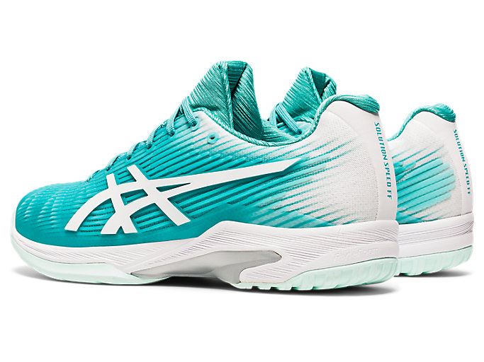 Blue / White Asics SOLUTION SPEED FF Women's Tennis Shoes | UVYR2729