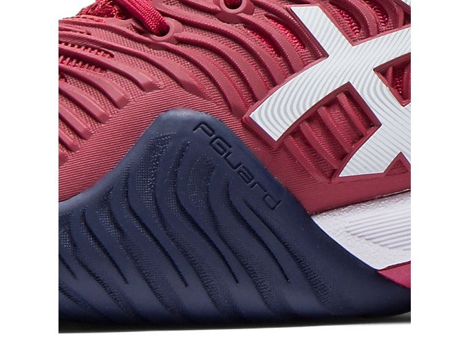 Burgundy / White Asics COURT FF NOVAK Men's Tennis Shoes | MQPN1464