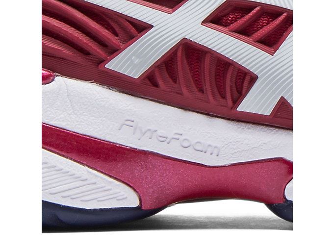 Burgundy / White Asics COURT FF NOVAK Men's Tennis Shoes | MQPN1464