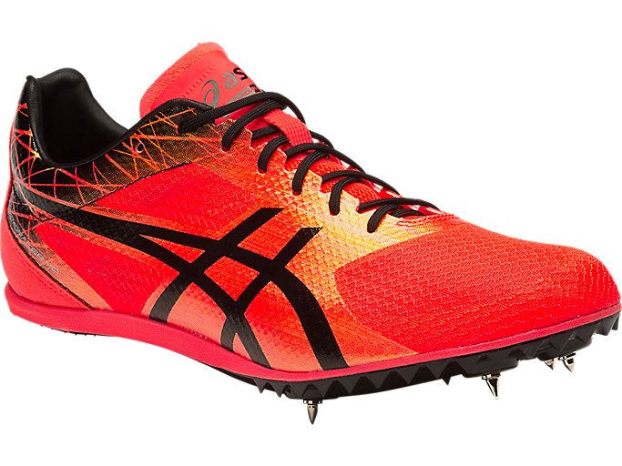 Coral / Black Asics Cosmoracer MD Men's Track Shoes | RFSO3053