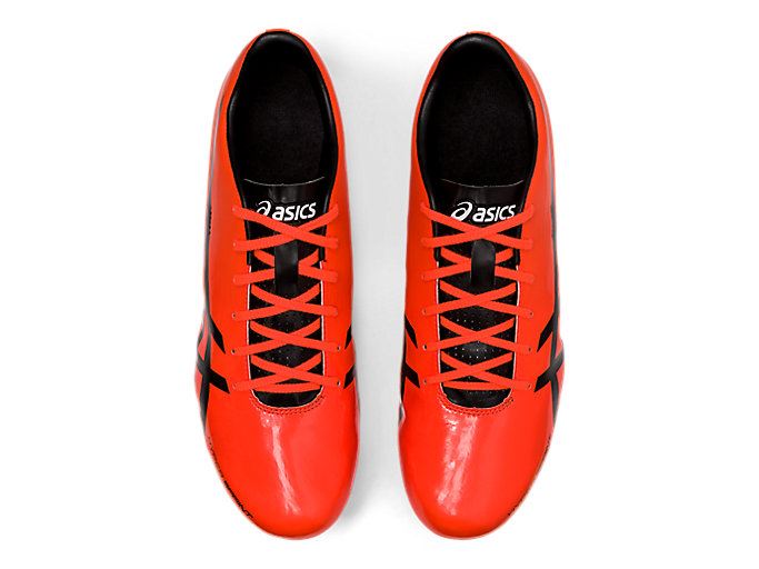 Coral / Black Asics Hyper Sprint 7 Men's Track Shoes | LLAR7517