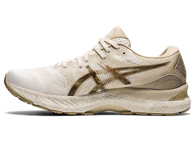 Cream Asics GEL-NIMBUS 23 Men's Running Shoes | LVAG7110