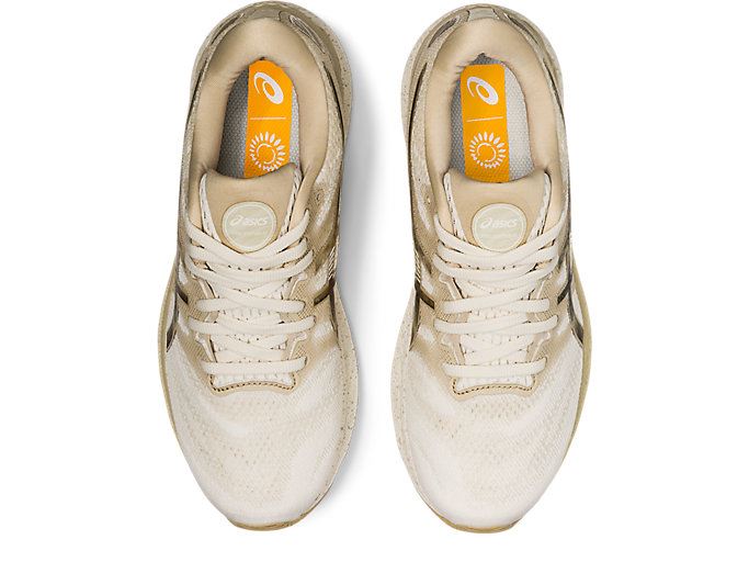 Cream Asics GEL-NIMBUS 23 Women's Running Shoes | KGWQ1185