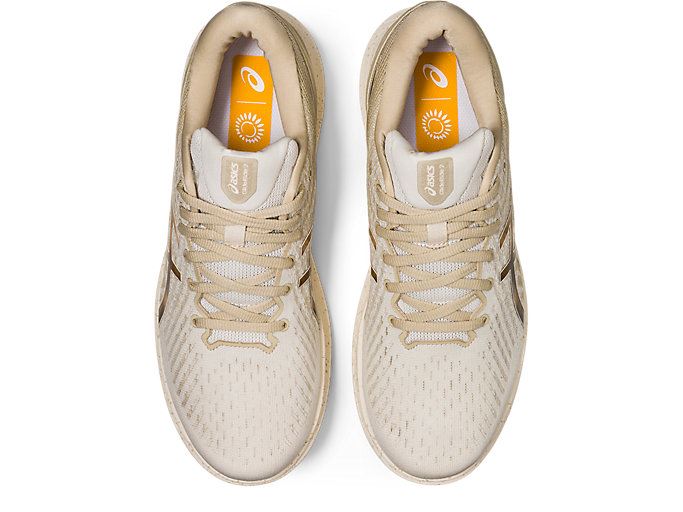 Cream Asics GLIDERIDE 2 Men's Running Shoes | QIVR2019