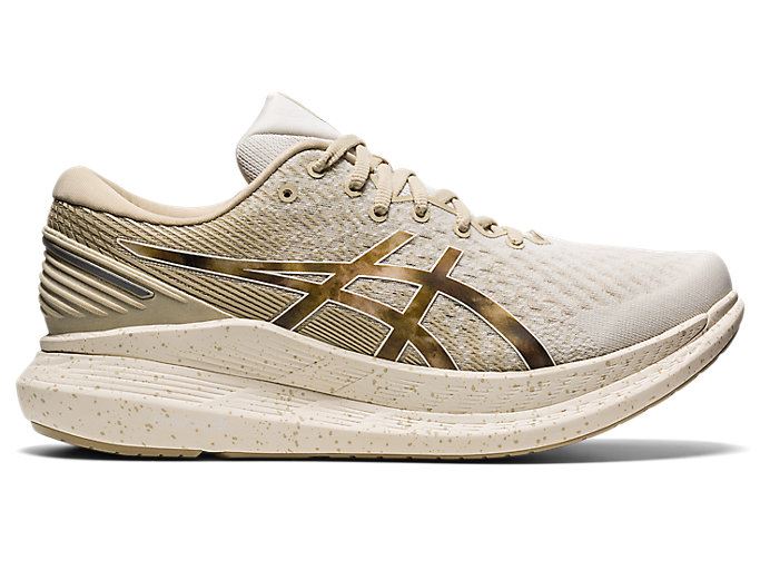 Cream Asics GLIDERIDE 2 Men\'s Running Shoes | QIVR2019