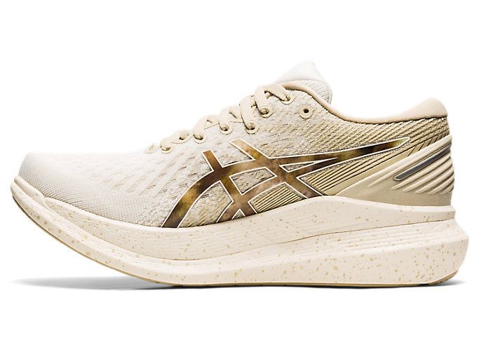 Cream Asics GLIDERIDE 2 Women's Running Shoes | JZQH3464